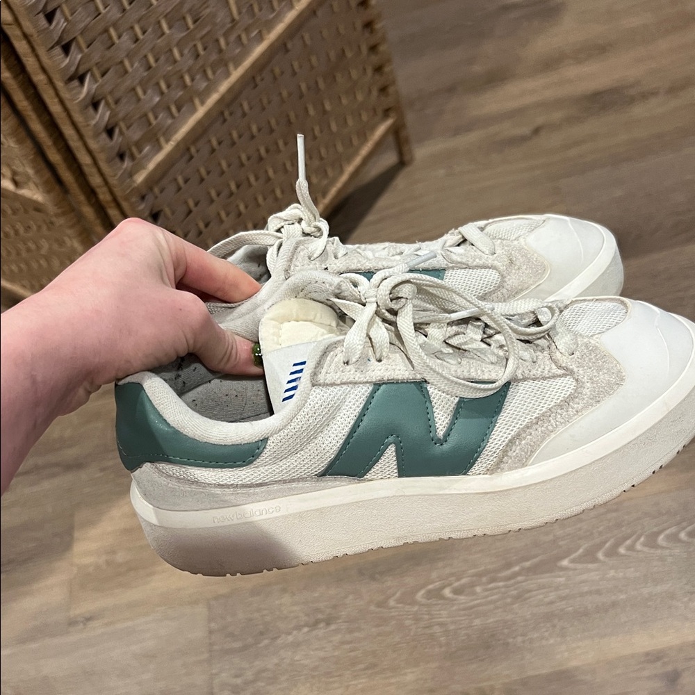 New Balance CT302 in White Nightwatch Green. 8.5 in Women’s, US Men’s 7